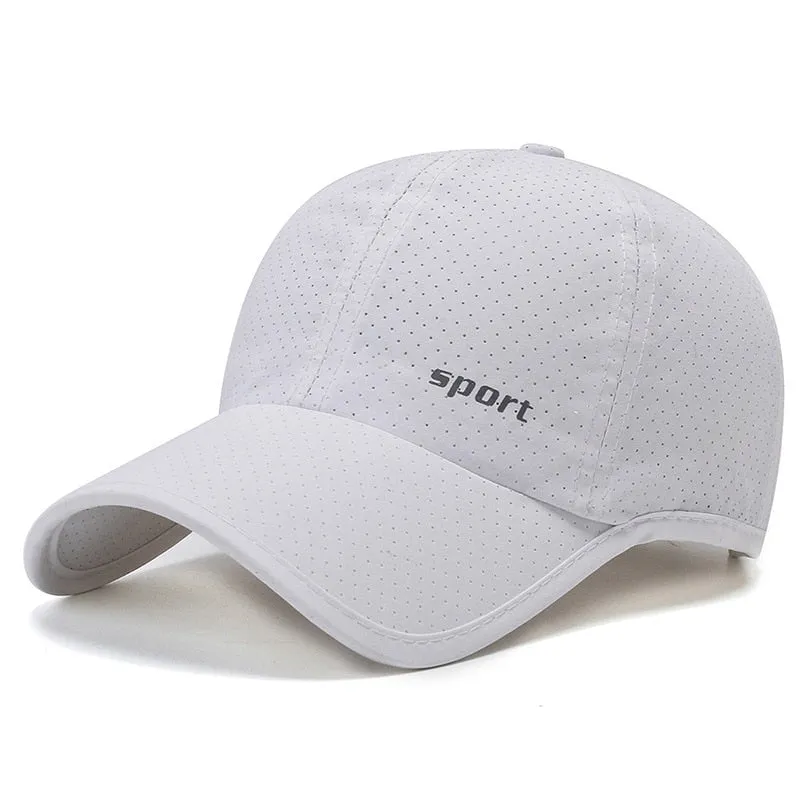 Sport Summer Baseball Cap Unisex Breathable Summer Cap Men Women Snapback Hats Gorras Hombre Golf Cap