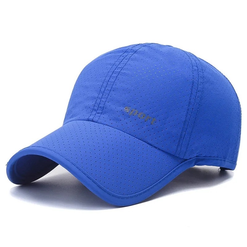 Sport Summer Baseball Cap Unisex Breathable Summer Cap Men Women Snapback Hats Gorras Hombre Golf Cap