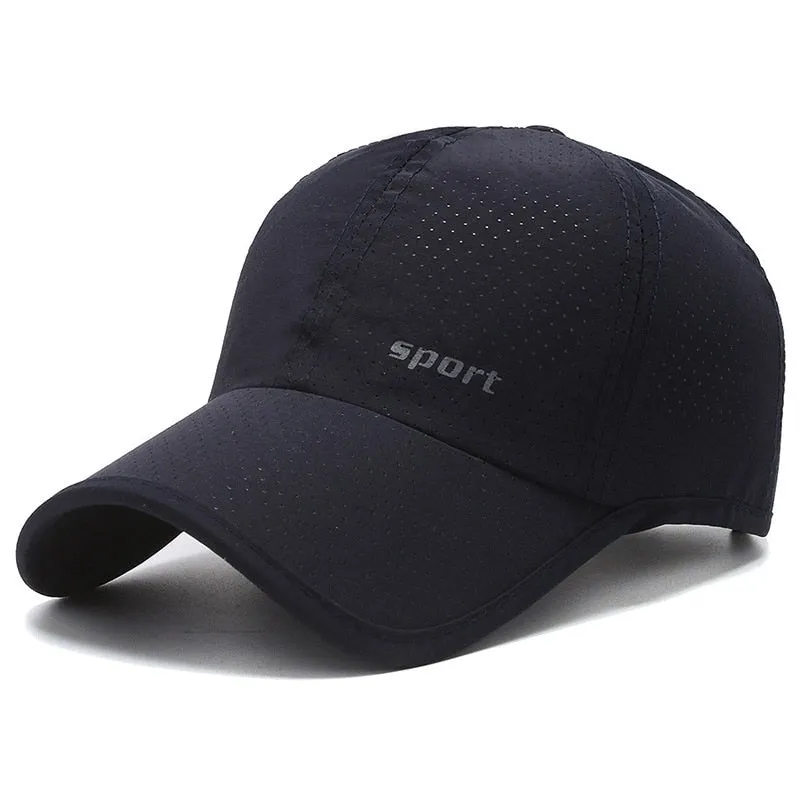 Sport Summer Baseball Cap Unisex Breathable Summer Cap Men Women Snapback Hats Gorras Hombre Golf Cap