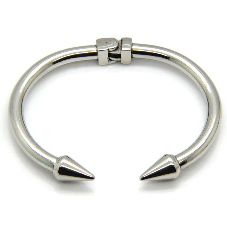 Stainless Steel Jewelry Conical Arrows Bracelets & Bangles Wholesale 18K Gold Cone Nail Cuff Bracelet For Women