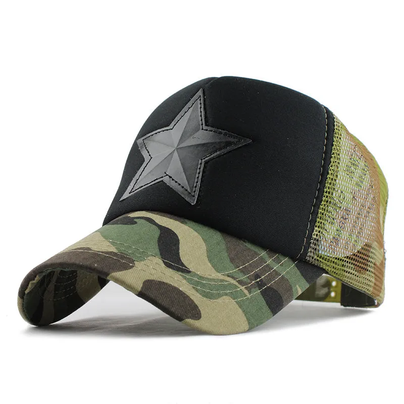 Star Patched Baseball Cap