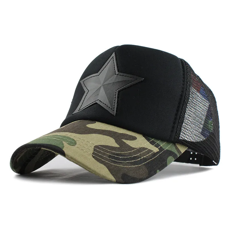 Star Patched Baseball Cap