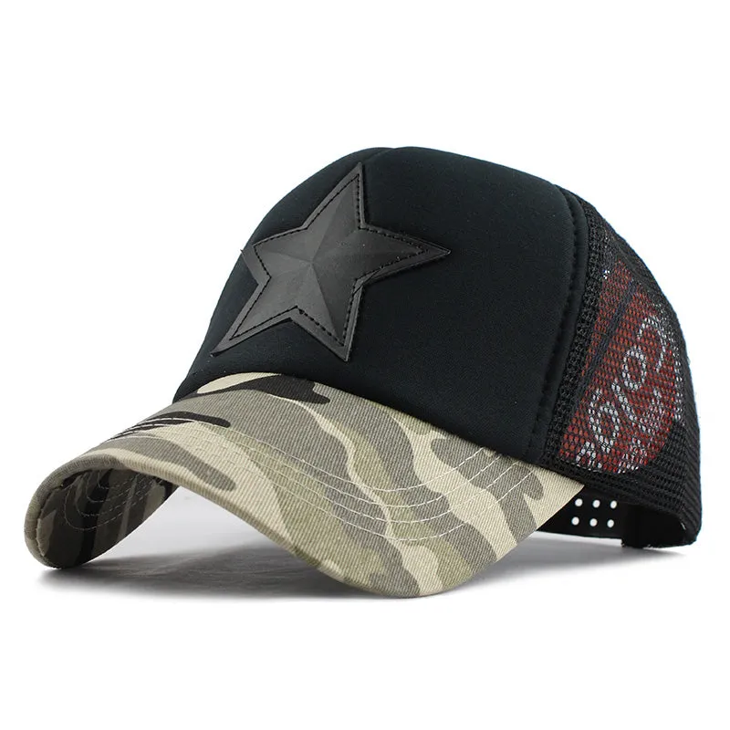 Star Patched Baseball Cap