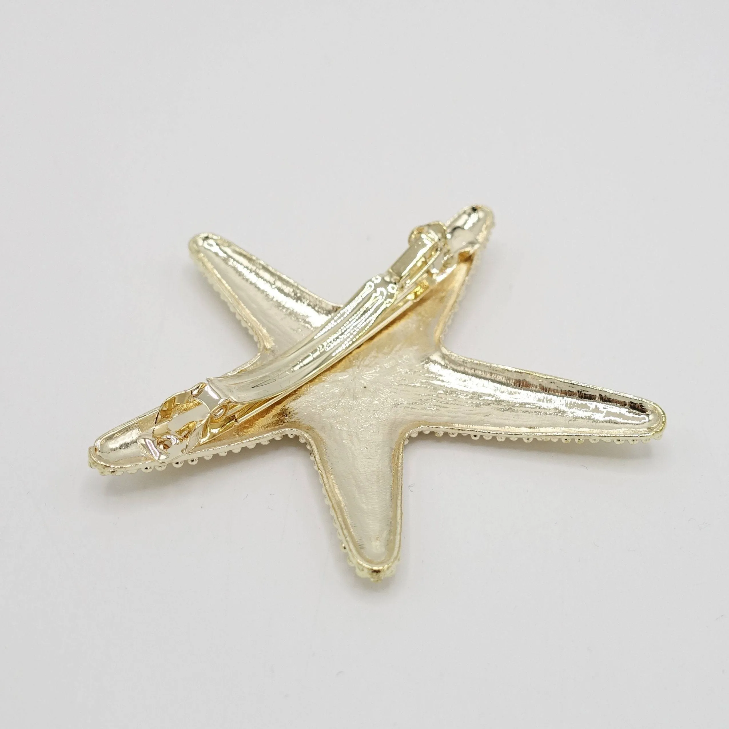 starfish hair barrette side hair accessory for women