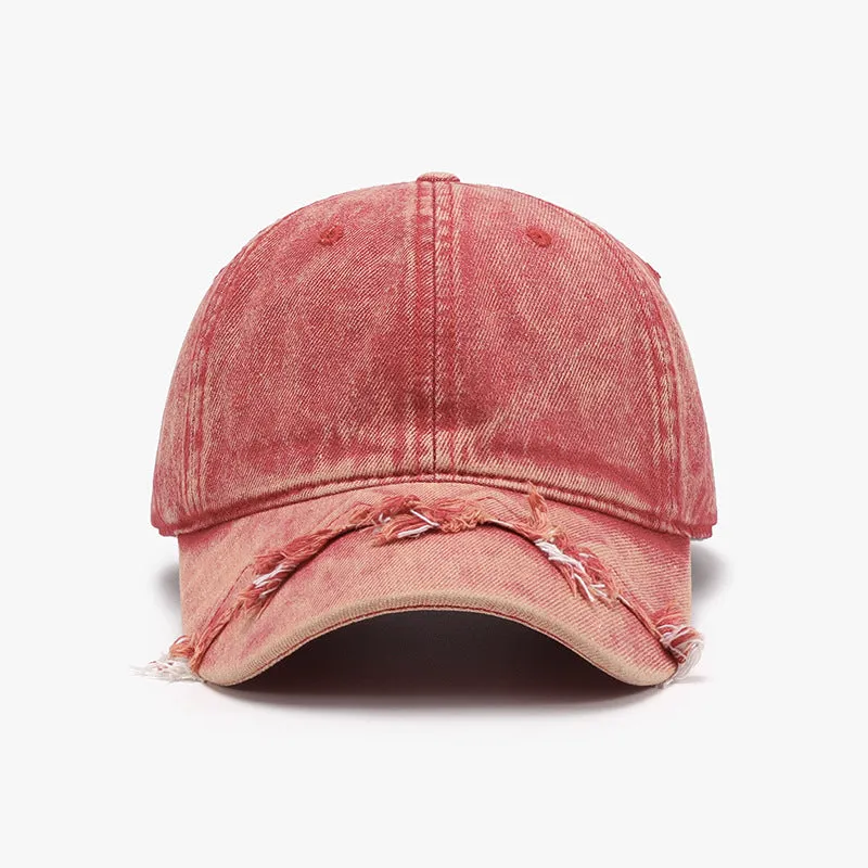 TEEK - Fringe Adjustable Cotton Baseball Cap