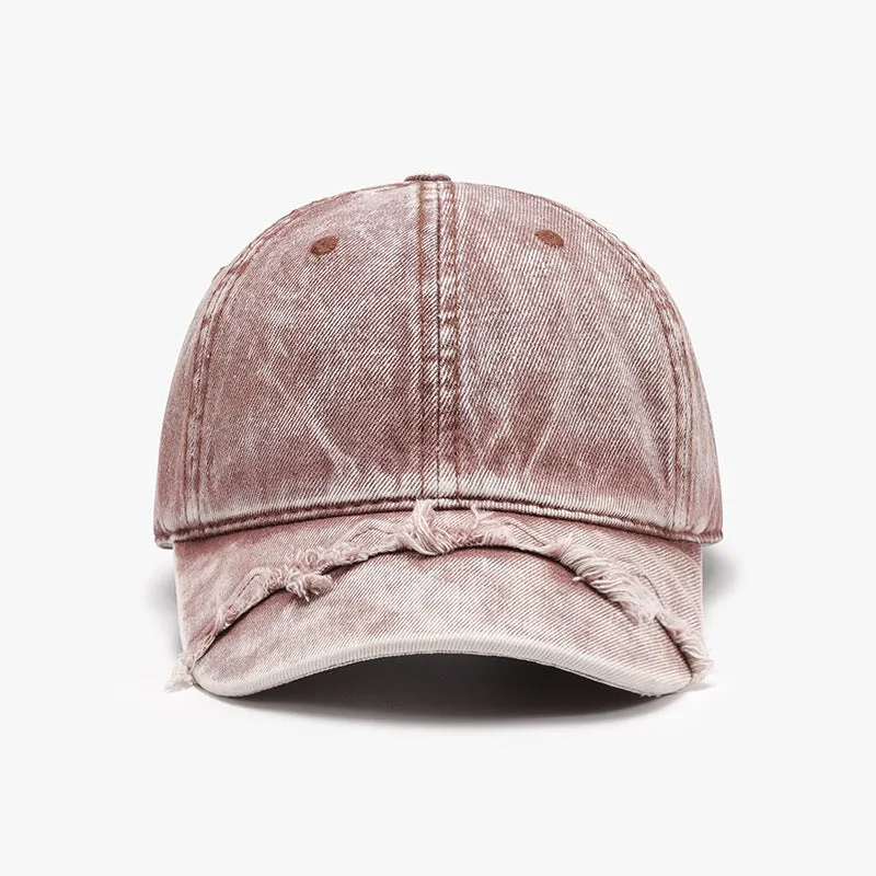 TEEK - Fringe Adjustable Cotton Baseball Cap