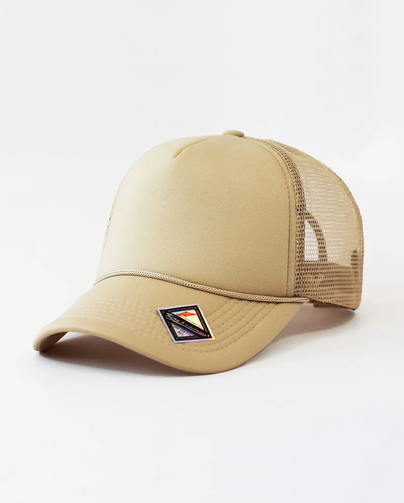 The Hat Depot - Sponge Basic One Color Trucker Cap