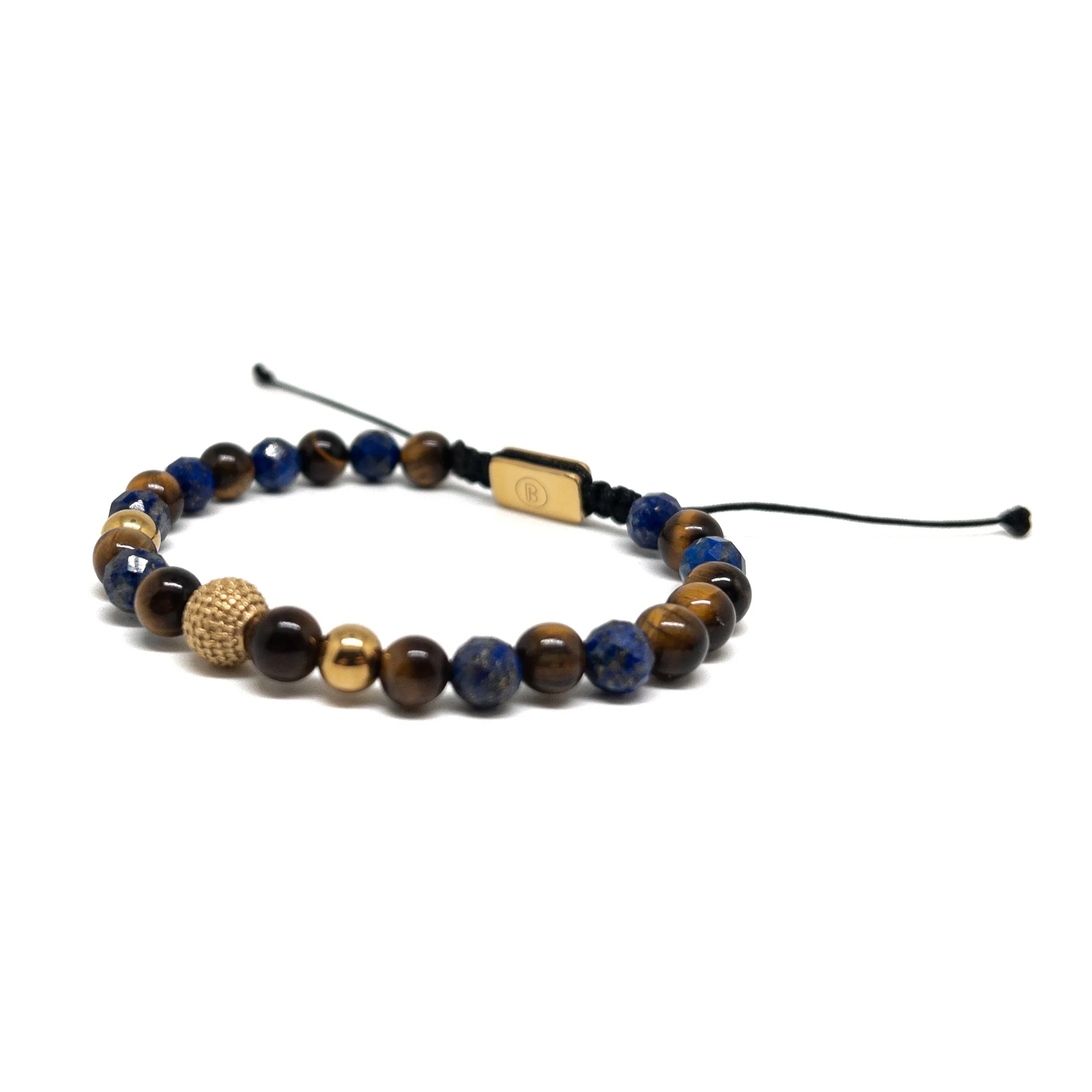 The Lapis Lazuli and Tiger eye Thread Bracelet