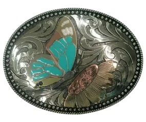 The "Morpho" Butterfly Belt Buckle