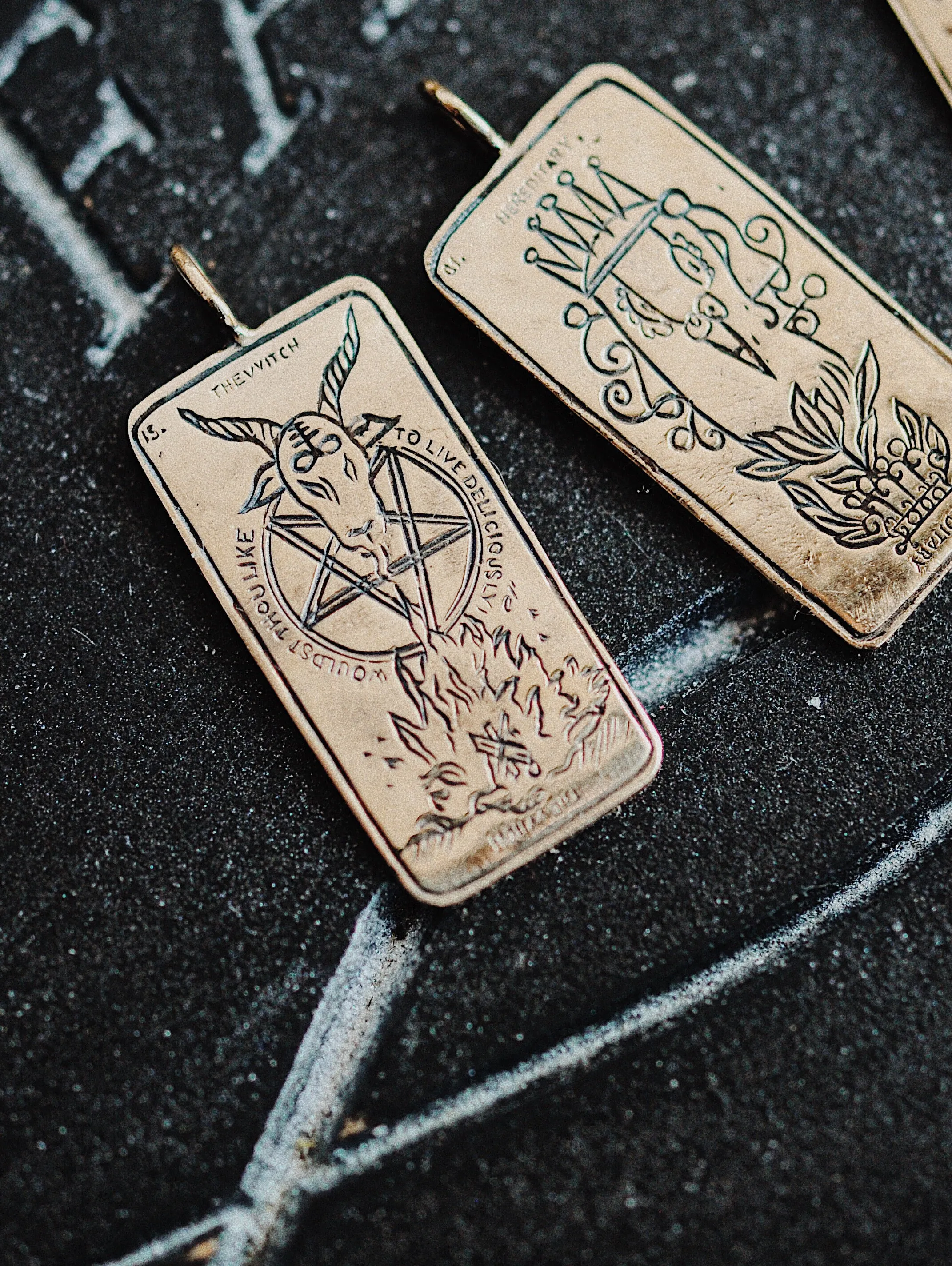 The Witch Tarot Card Necklace