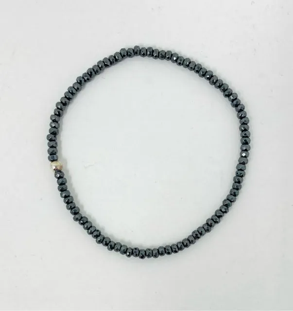 Titanium Hematite Bracelet