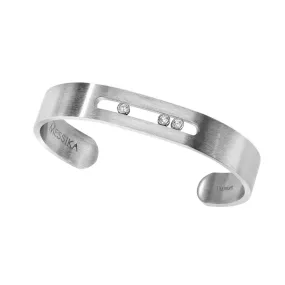 Titanium Move Diamond Bangle