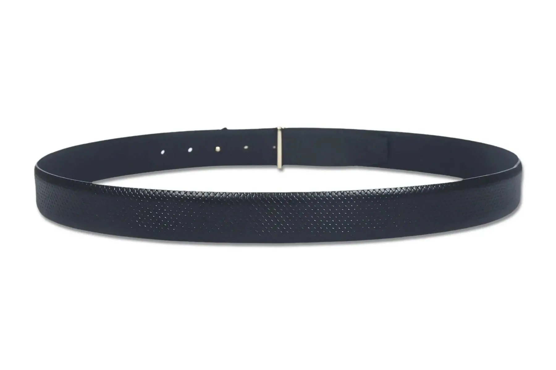 Top Notch Profile Genuine Leather Belt For Men - 1.25 inch Width Color (Black) (TP0049)