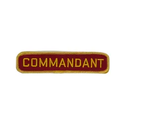 Uniform Cover Cap Strip Commandant