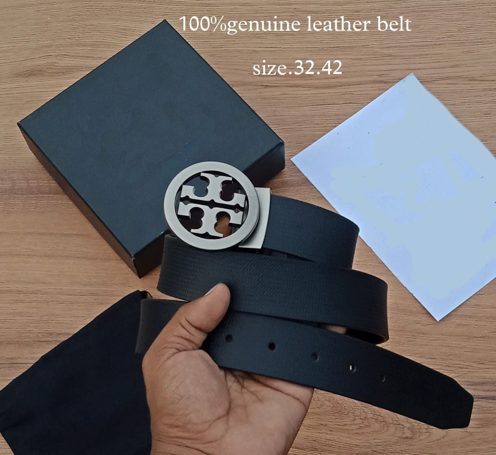 Vintage Design Round Pattern Leather Strap Belt For Men's-JonasParamount