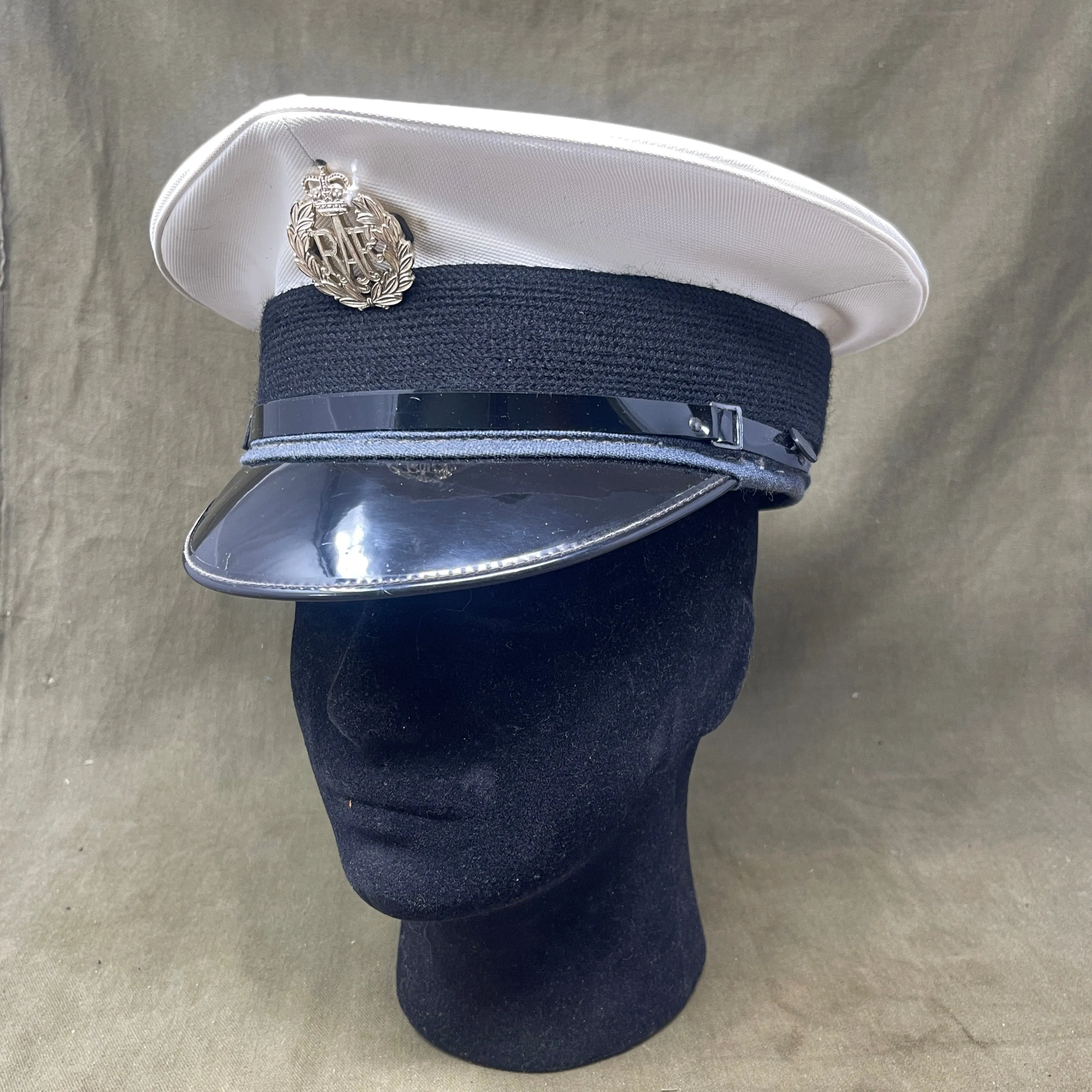 Vintage RAF Police Service Hat Size 57