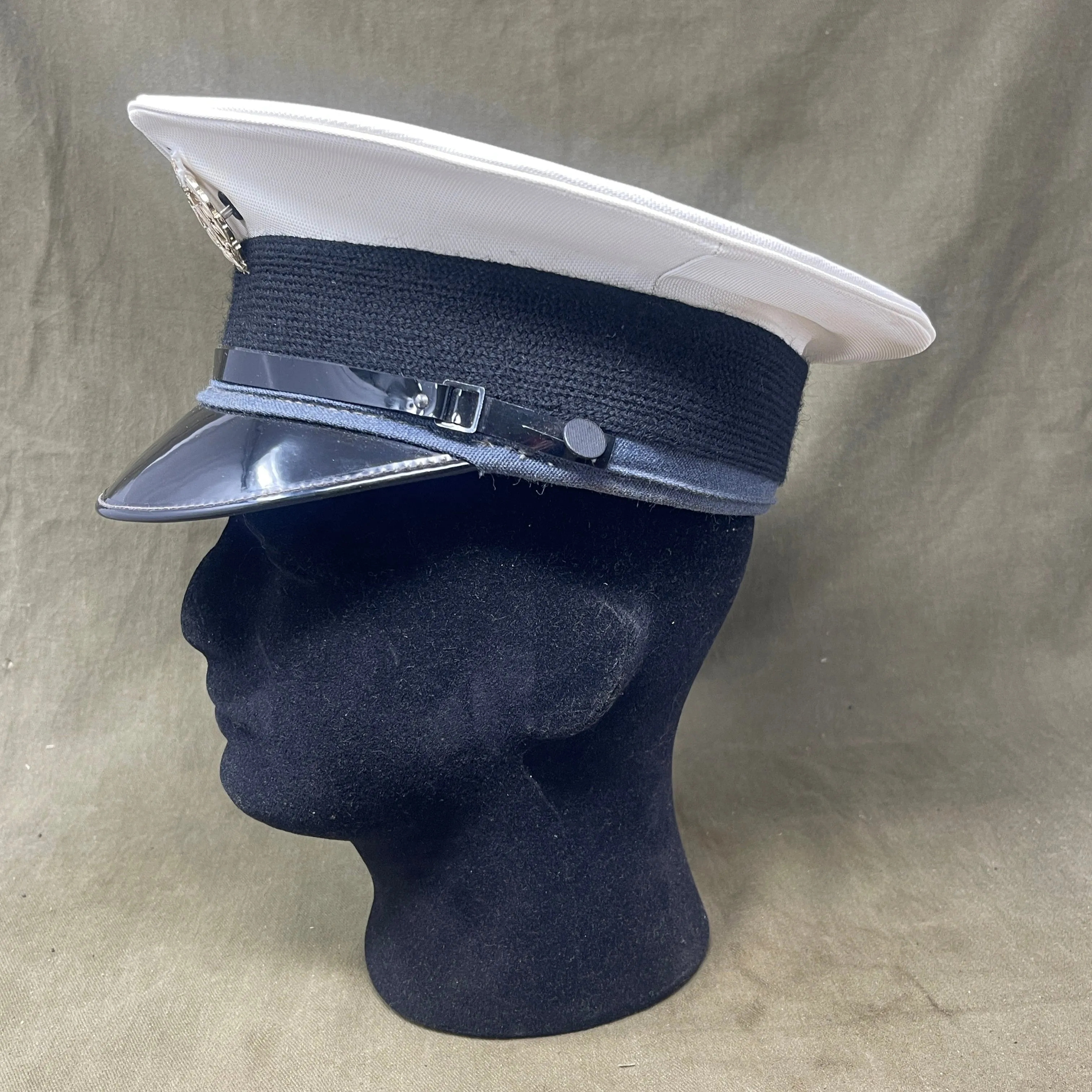 Vintage RAF Police Service Hat Size 57