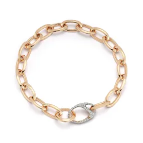 Walters Faith 'Garnett' Chain Link and Diamond Clasp Bracelet