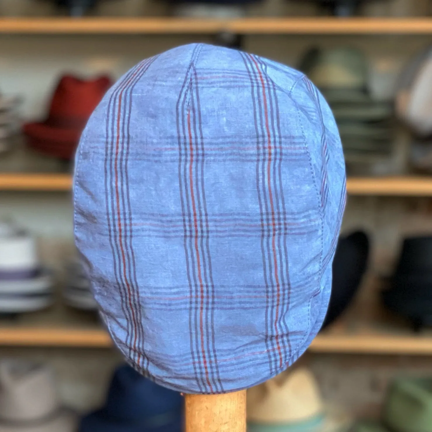 Washed Plaid Frankie Flat Cap