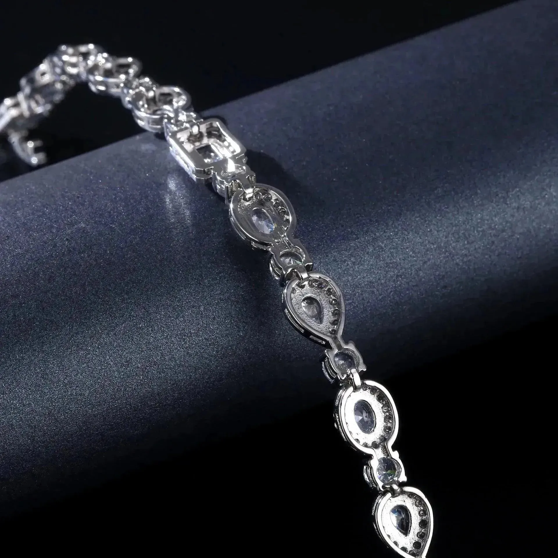 Water Drop Multi-shape Horse Eye Zircon Bracelet