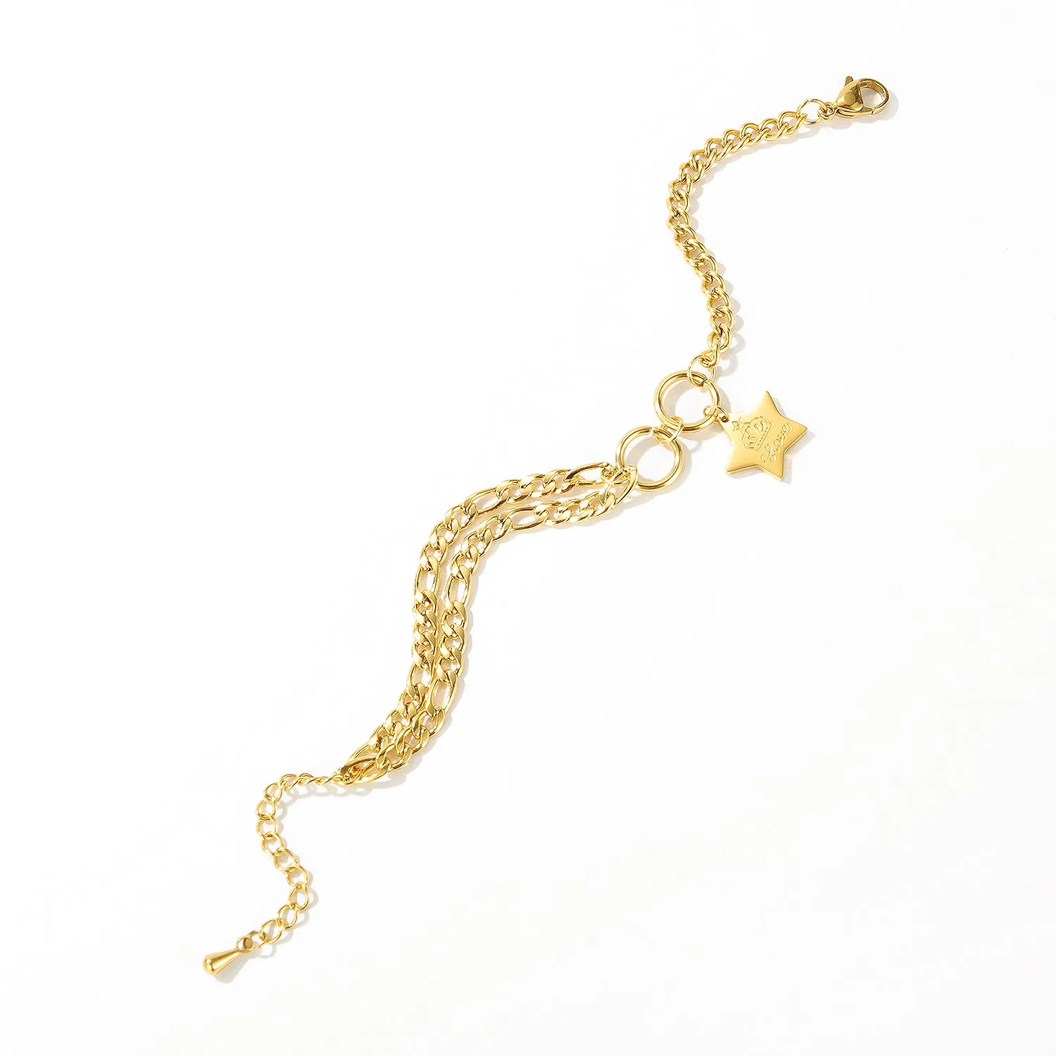 Women's Fashion Crown Star Bracelet