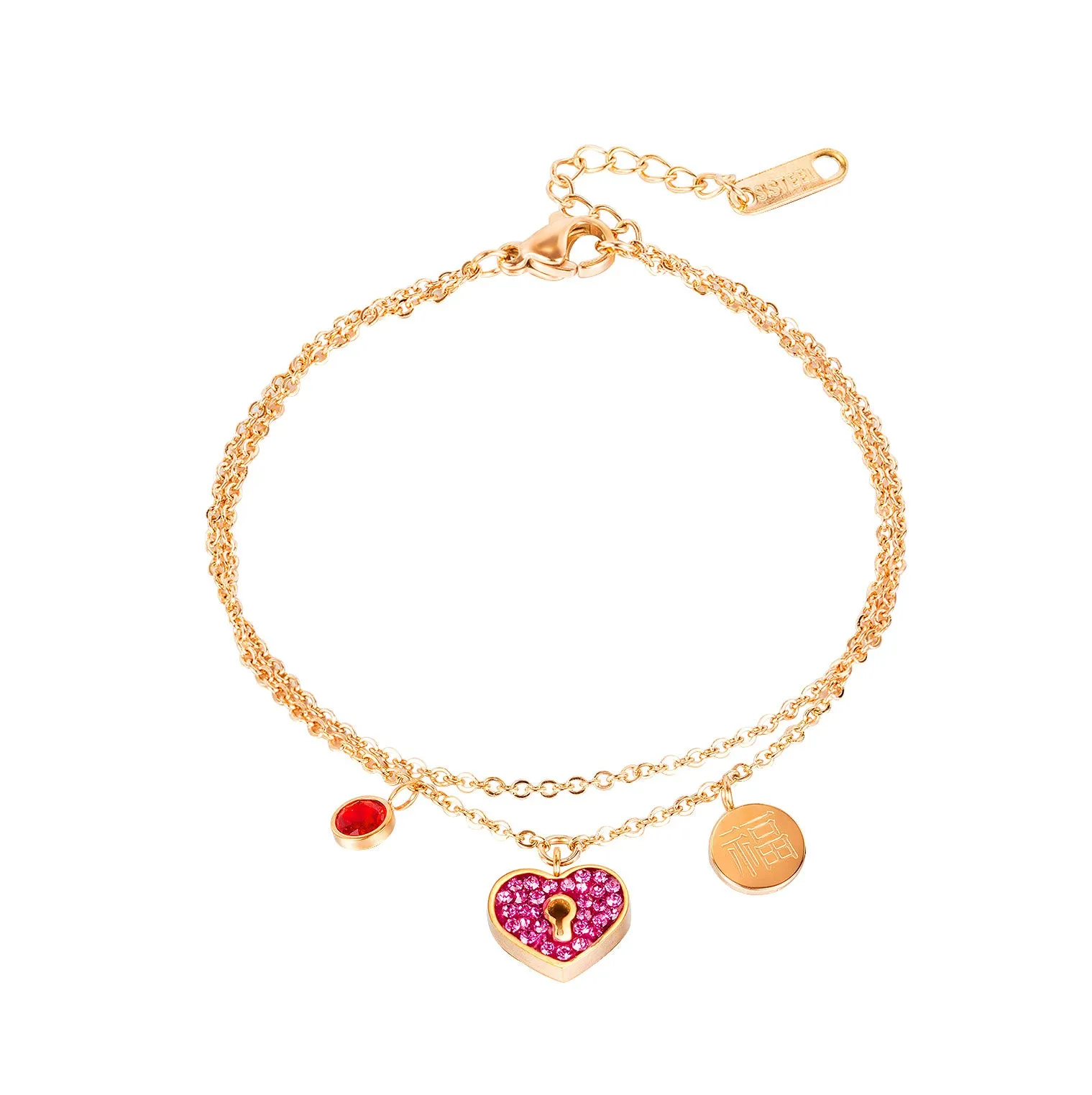 Women's Fashion Lucky Lock Bracelet