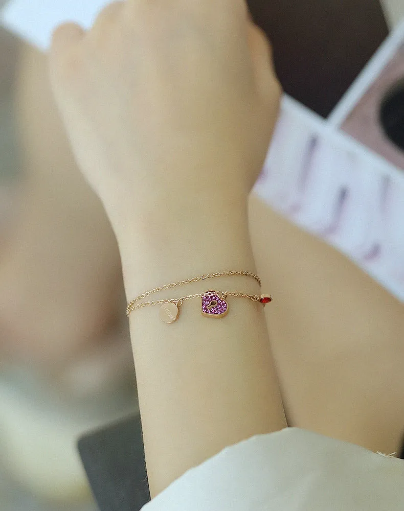 Women's Fashion Lucky Lock Bracelet