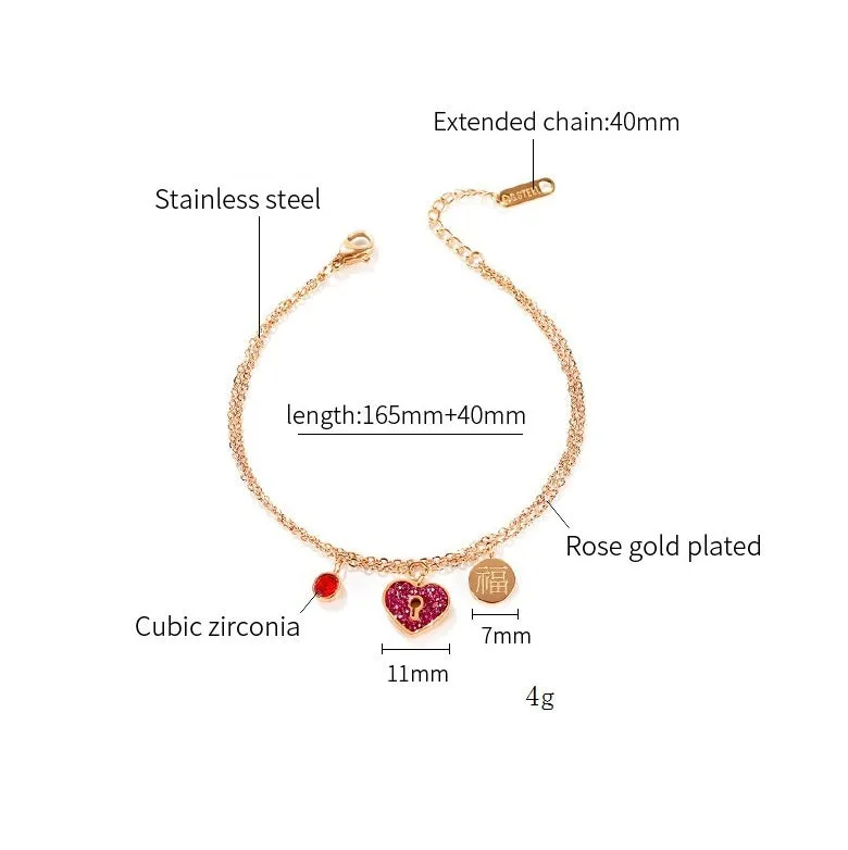 Women's Fashion Lucky Lock Bracelet