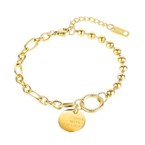 Women's Fashion Smile with Good Luck Bracelet