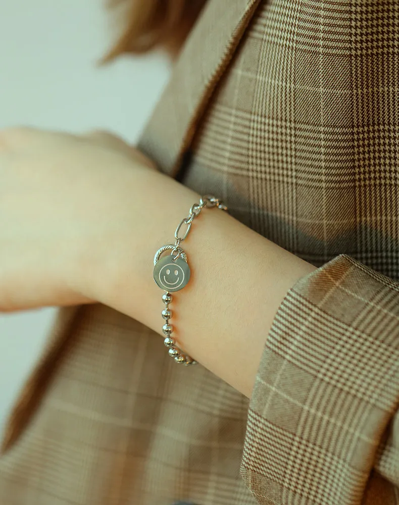 Women's Fashion Smile with Good Luck Bracelet