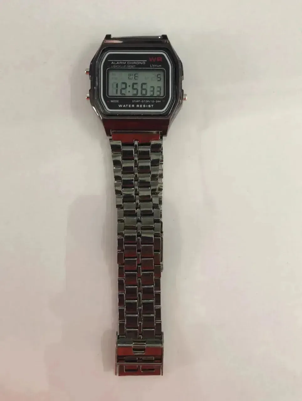 WR F91W Stainless Steel chain Electronic Watch