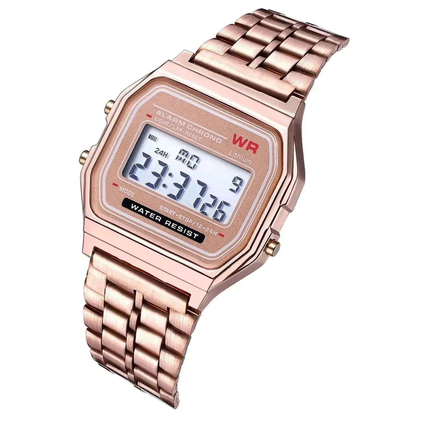 WR F91W Stainless Steel chain Electronic Watch